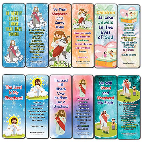 Popular Bible Verses about The Lord Is My Shepherd Bookmarks Cards