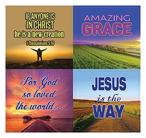 Almighty God Stickers (20-Sheet) - Perfect Giftaway for Ministries