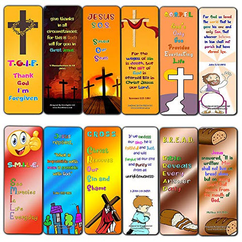 Christian Gospel Bookmarks for Kids