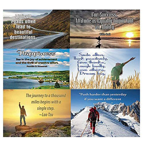 NewEights Inspirational Quotes Poster (24-Pack) A3 Size - Great Home Office Room Decoration Collection & Gift with Inspirational , Motivational ,Encouragement Messages