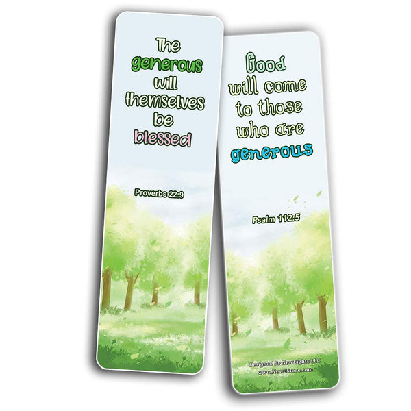Bible Bookmarks for kids - Character Building Series 2