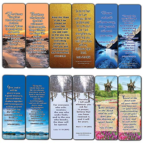 Inspirational Bible Verses Bookmarks (God's Promise)