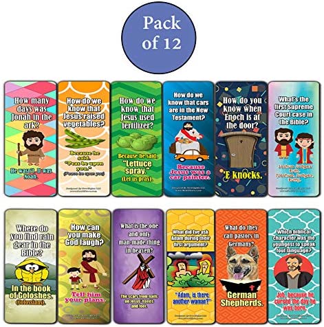 Christian Jokes Bookmarks Series 7 (12- Pack)