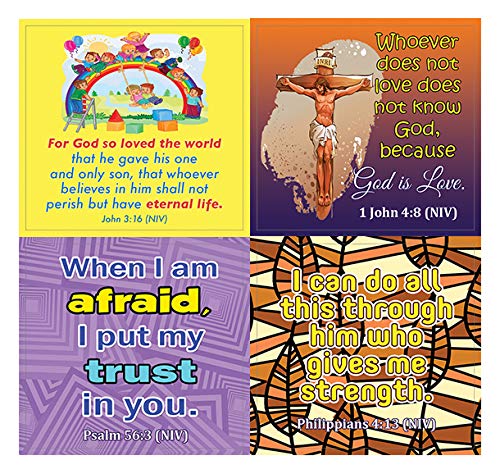 Christian Stickers for Kids (10-Sheet)