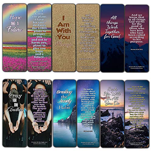Bible Verses Bookmarks For Those Dealing With Disappointment (60 Pack) - Perfect Giftaway for Sunday School and Ministries