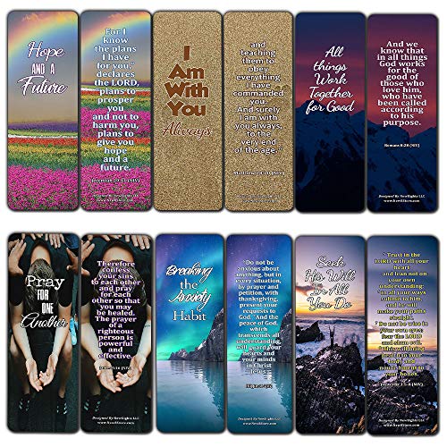 Bible Verses Bookmarks For Those Dealing With Disappointment (30 Pack) - Handy Reminder About Overcoming Disappointments in Life