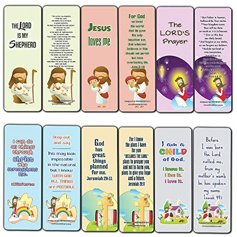 Christian Bookmarks for Kids