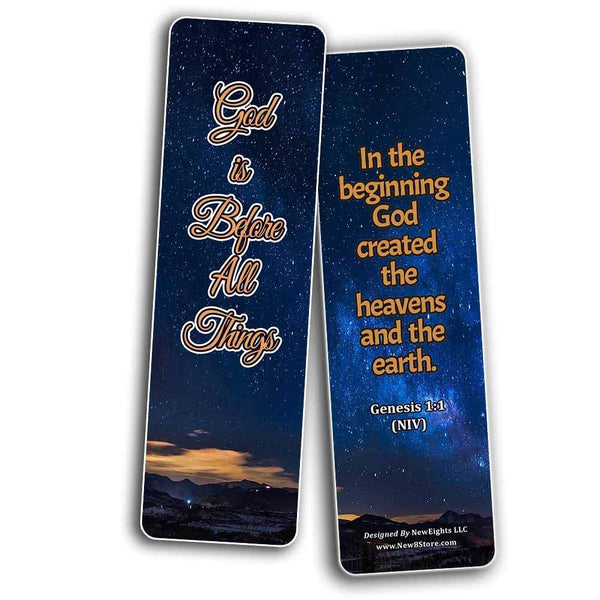 Sovereignty of God Bible Scriptures Bookmarks