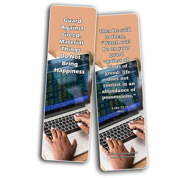 Christian Bookmarks for Biblical Financial Principles Series 4