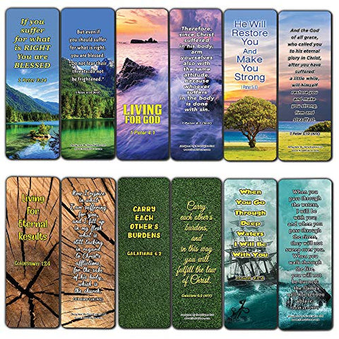 Living Out God's Mission Bible Verse Bookmarks (12-Pack)