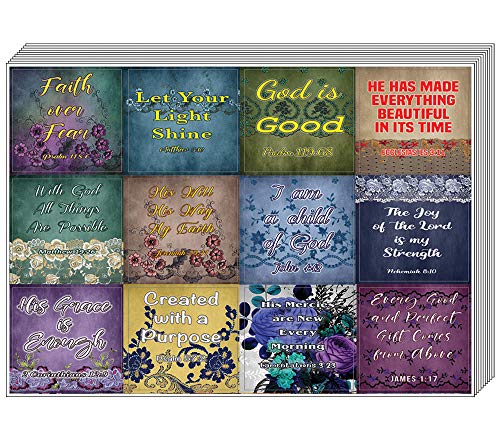 Vintage Religious Stickers for Women Series 1 (10-Sheet) - Great Gift For Women