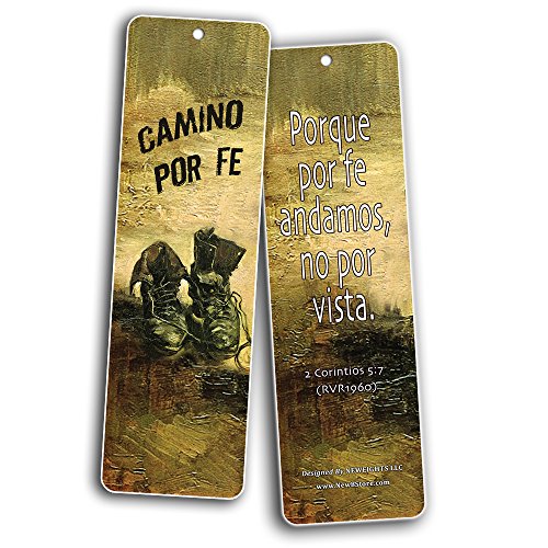 Spanish Favorite Bible Verses Bookmarks (60 Pack) - Bulk Collection & Gift with Inspirational, Motivational, Encouragement Messages