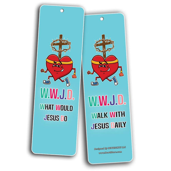 WWJD Jesus is Lord Awesome God Bookmarks for Kids - WWJD Theme