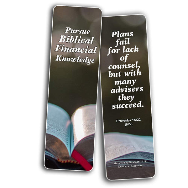 Christian Bookmarks for Biblical Financial Principles Series 4