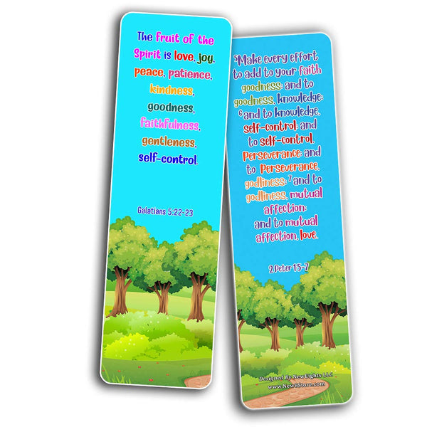 Bible Bookmarks for kids - Character Building Series 3