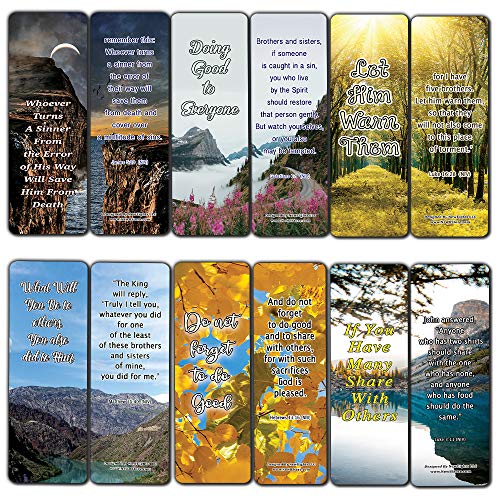 We Make a Difference in Others Memory Verses Bookmarks