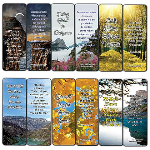 We Make a Difference in Others Memory Verses Bookmarks