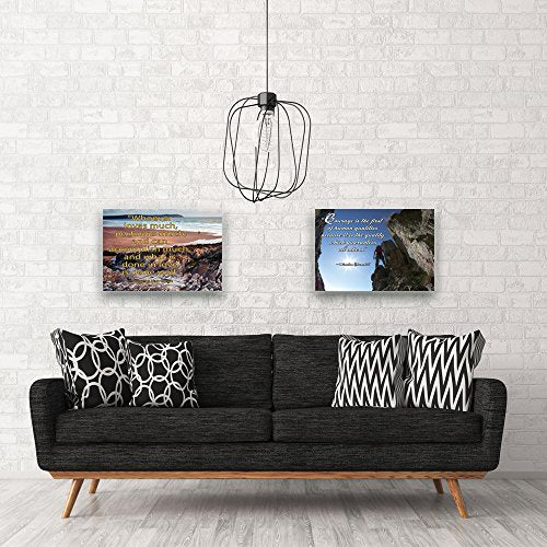NewEights Adventure Inspirational Quotes Posters - A3 Size - Great Home Office Room Decoration Collection & Gift with Inspirational , Motivational ,Encouragement Messages (12-Pack)