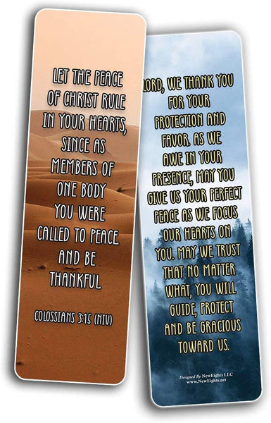 Popular Prayers and Bible Scriptures on Family Bookmarks (60-Pack) - Church Memory Verse Sunday School Rewards - Christian Stocking Stuffers Birthday Party Favors Assorted Bulk