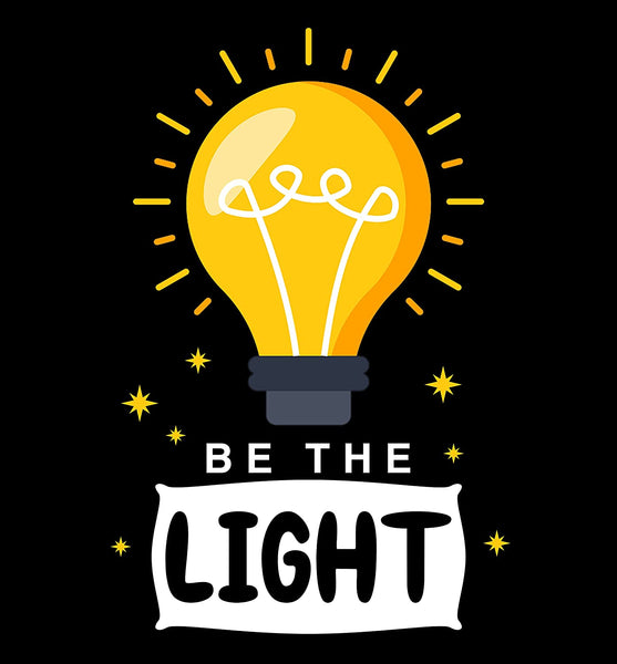 Be the light T-shirt Black-3XLarge