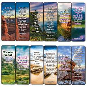 God Is My Strength Bible Bookmarks
