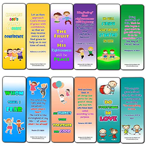 Confidence Building Scriptures for Kids Bookmarks (30-Pack)