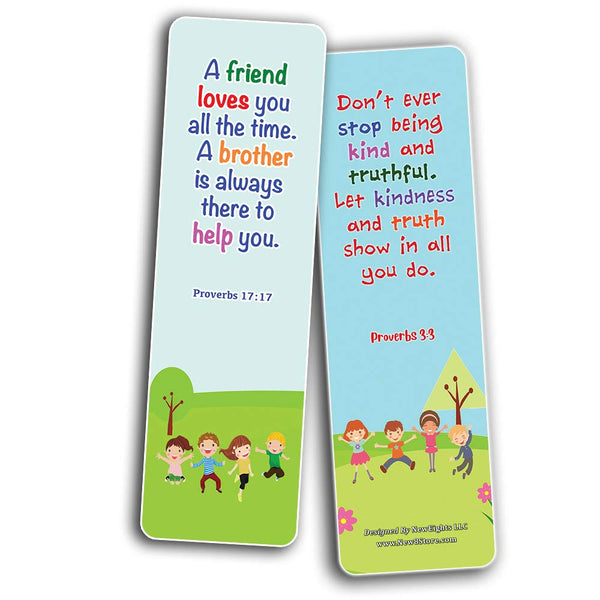 Bible Bookmarks for kids - Character Building Series 3