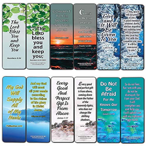 The Power of Blessing Bible Bookmarks (60-Pack) - Perfect Gift away for Sunday Schools