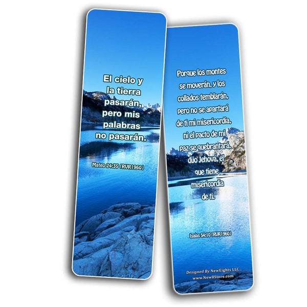 Spanish God's Promises Bible Verses Bookmarks