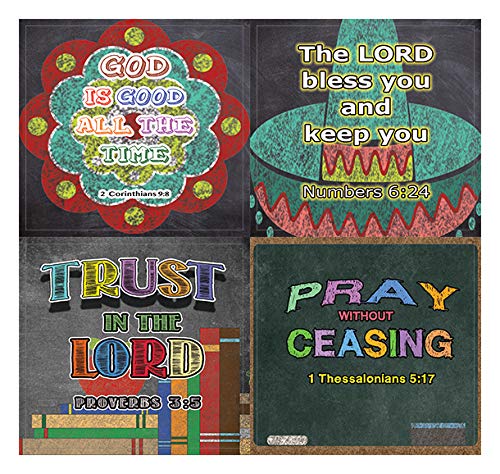 Colorful Bible Verse Stickers