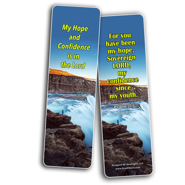 Bible Verses Bookmarks About Hope: Staying Positive in The Midst of Hardship
