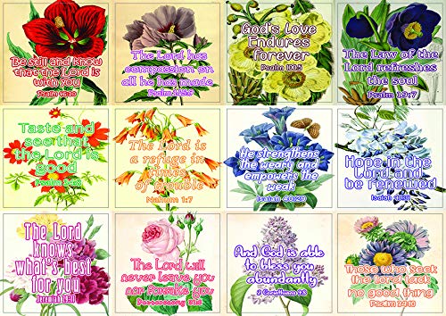 Christian Stickers for Women Series 5 (5-Sheet) - Great Variety Colorful Stickers