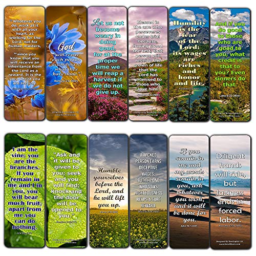 Bible Verses about Reward Bookmarks (60-Pack)