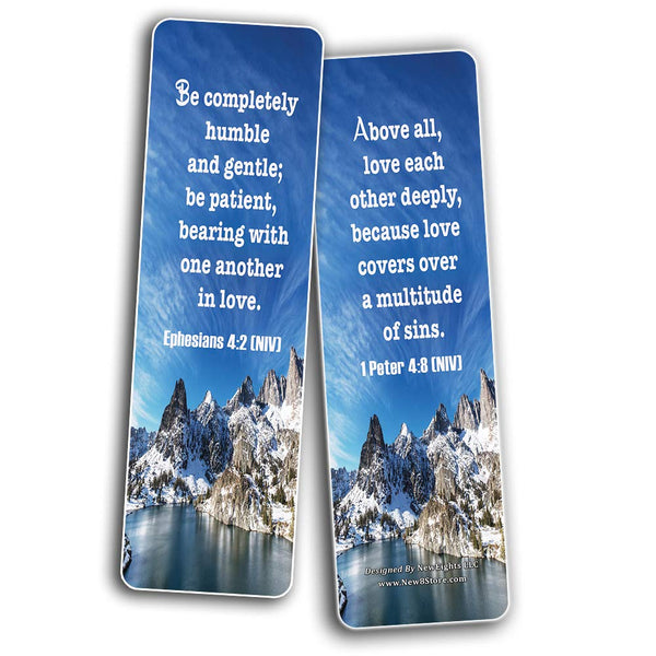 Christian Bookmarks Cards - Love One Another