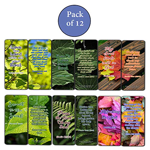 Inspirational Bible Verses about the Soul Bookmarks