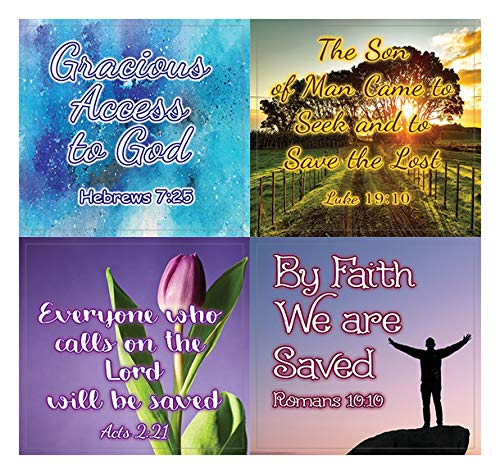 Christian Love You 3000 Stickers (5 Sheets) - Variety of Christian Stickers