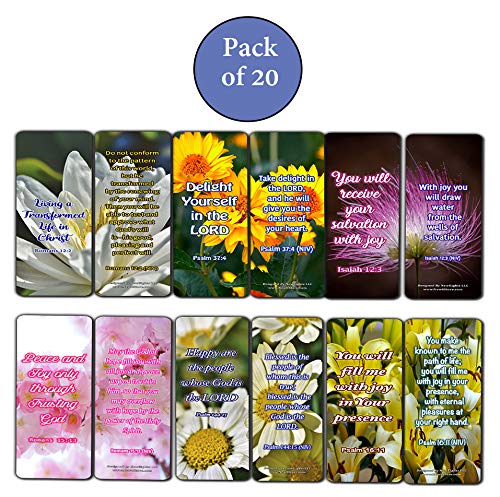 Powerful Bible Verses to boost Your Happiness Bookmarks (30-Pack)