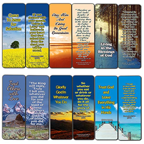 Top Bible Verses on God?s Will Bookmarks (30-Pack) - Great Bible Text Compilation that is Handy and Easy To Bring Along With