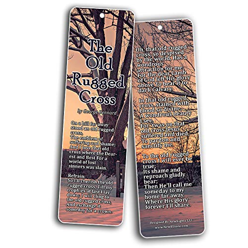 Hymn Bookmarks Series 2 - I Surrender All (60-Pack)- Handy Hymns of Old That You Can Use Wherever You Go