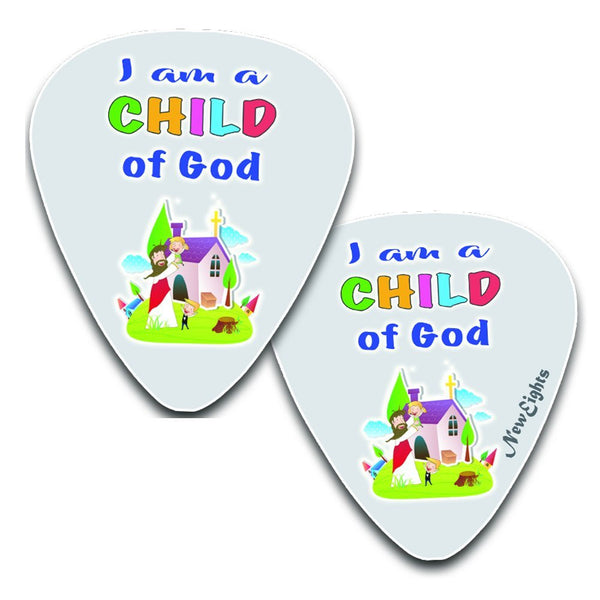 Christian Bible Verse Guitar Picks for Kids (12-pack)