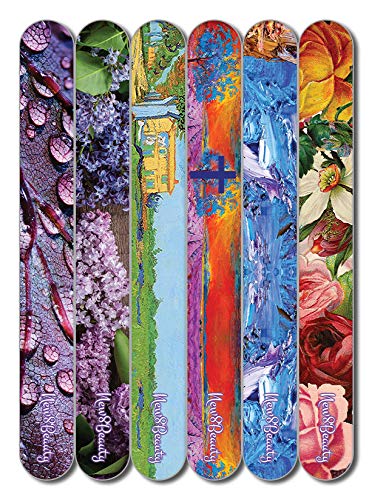 Spanish Christian Emery Board - Faith Hope Love (24-Pack) - 150/150 Grit Colorful Nail File - Nail Spa Party Favors Supplies - Best Stocking Stuffers Gift for Girls Women Kids Mom Girlfriend -