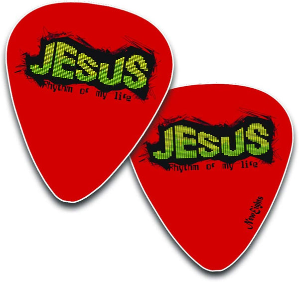 Christian Guitar Picks - Amazing Grace - 12 Pack