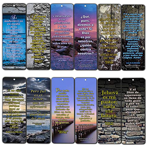 Spanish 12 Powerful Scriptures for Your War Room - RVR1960 (60-Pack)
