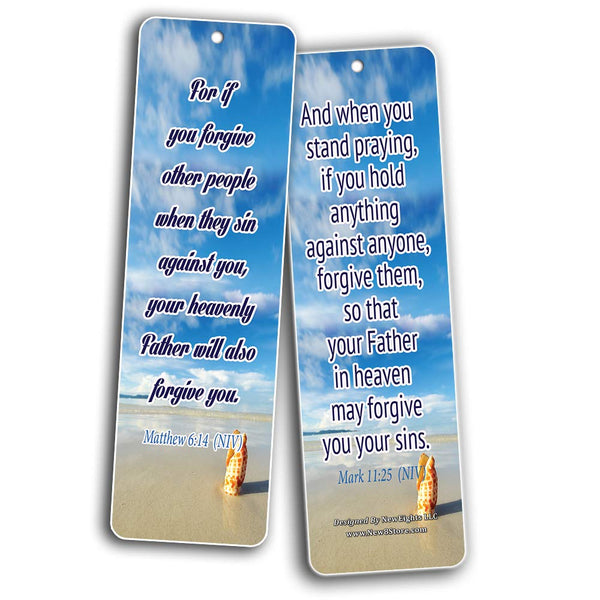 Bible Verse Bookmarks Cards (60-Pack) Anger & Forgiveness - Choose To Forgive - Heal Relationships - Finding Release from the Bondage of Anger and Bitterness - Get Your Life Back