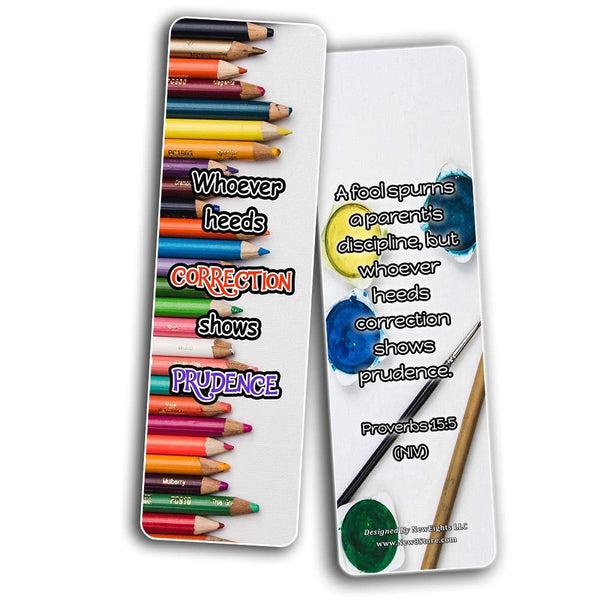 Encouraging Scripture Verses for Back to School Bookmarks