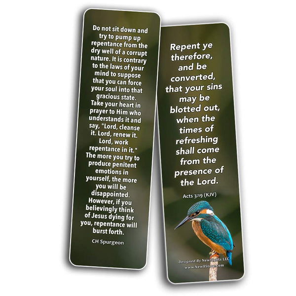 CH Spurgeon Devotional Bookmarks