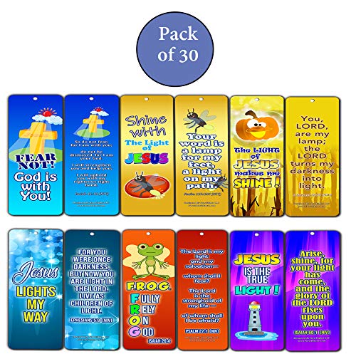 Shine for JESUS Bookmarks (30-Pack) - Buy Variety Bookmarks in Bulk