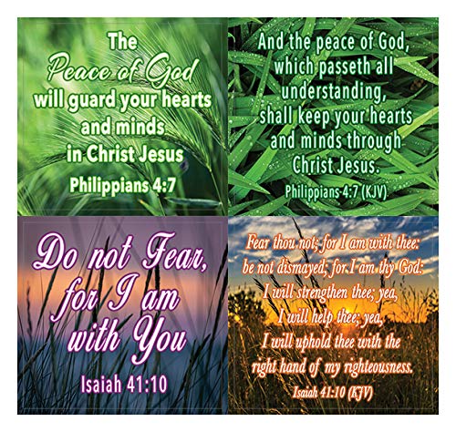 Bible Verses to Soothe Your Soul Stickers (20-Sheet) - Great Giftaway Stickers for Ministries