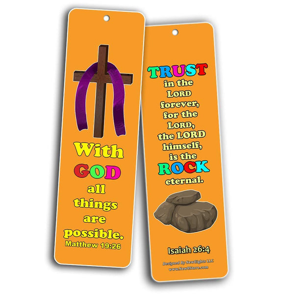Powerful God Memory Verse Bookmarks