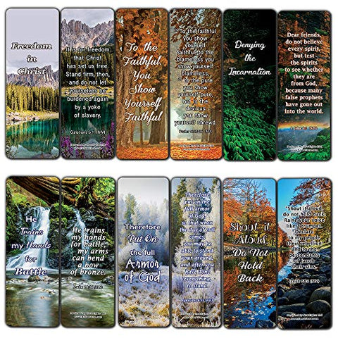Stand For What Is Right Memory Verses Bookmarks